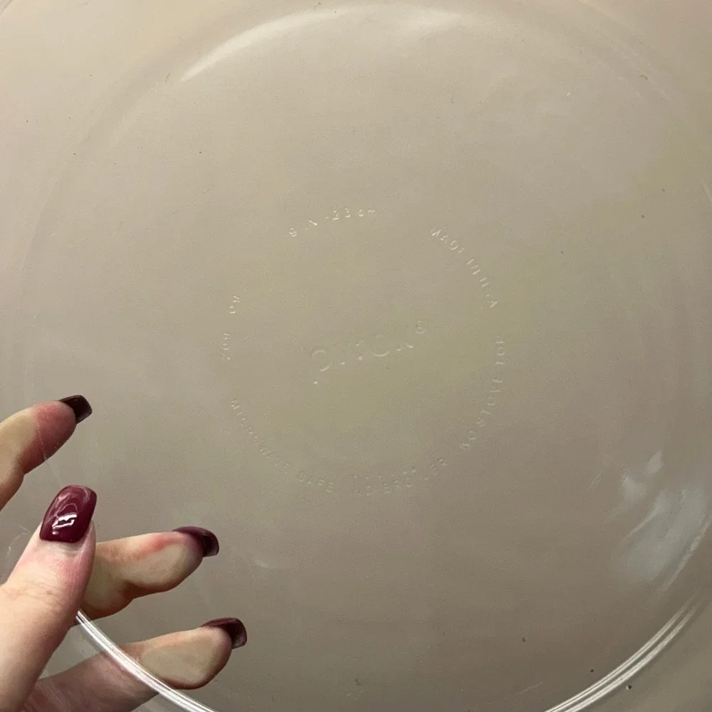 Pyrex 209 Clear Glass 9
